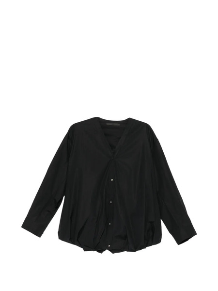  Jnby V-neck Blouse - Black 