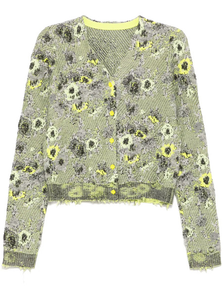  Jnby V-neck Cardigan - Grey 