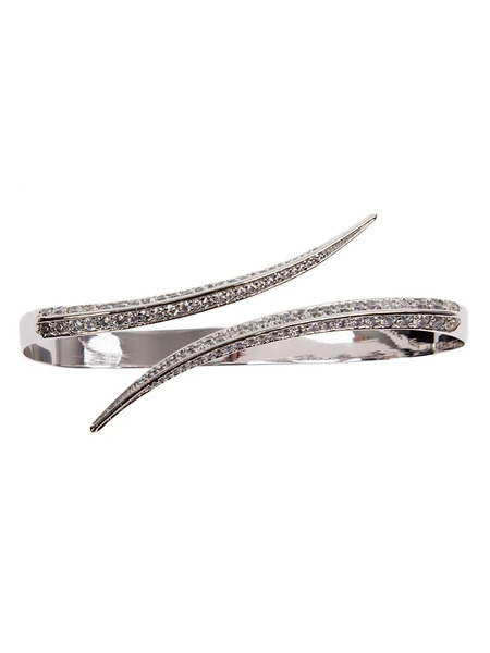  Joanna Laura Constantine Encrusted Hand Bracelet - Metallic 