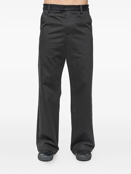  Joe Chia Dooku Belt-loop Trousers - Black 