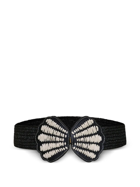  Johanna Ortiz Boho Seashells Belt - Black 