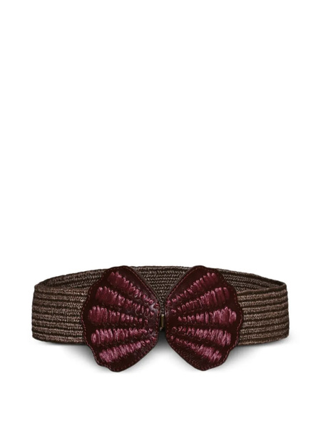 Johanna Ortiz Boho Seashells Belt - Brown 