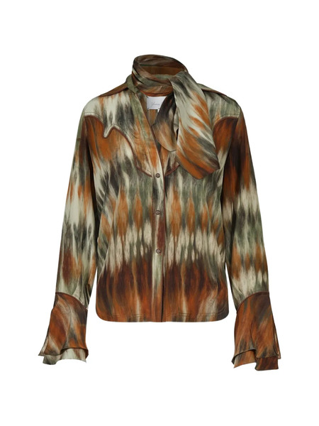  Johanna Ortiz Cabalgando Abstract-pattern Shirt - Brown 