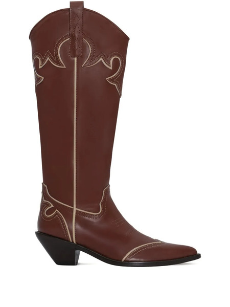  Johanna Ortiz Freedom Step Leather Boots - Brown 