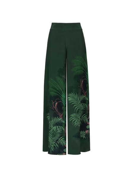  Johanna Ortiz Musical Floral-pattern Trousers - Green 