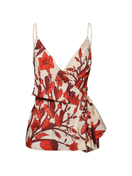  Johanna Ortiz New Gentle Floral-pattern Top - Neutrals 