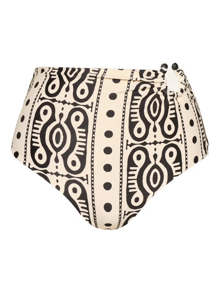  Johanna Ortiz Taita Printed Bikini Bottom - Neutrals 