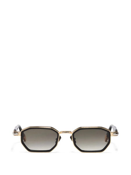  John Dalia Geometric Frame Sunglasses - Black 
