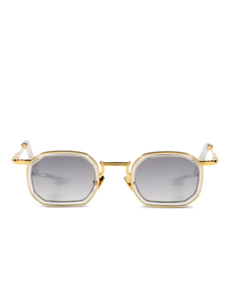  John Dalia Geometric-frame Sunglasses - Yellow 