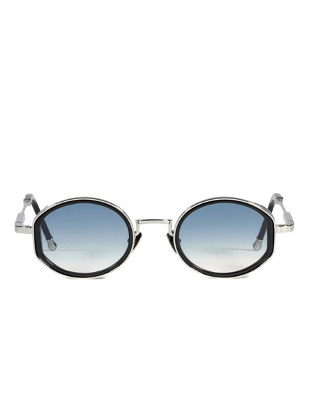  John Dalia Jared Round-frame Sunglasses - Black 