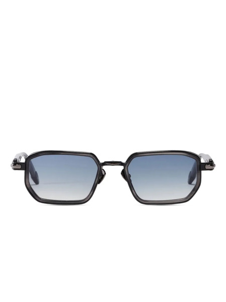  John Dalia Miles Geometric-frame Sunglasses - Black 