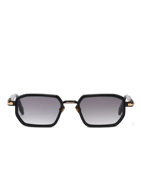  John Dalia Miles Geometric-frame Sunglasses - Black 