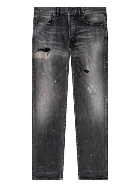  John Elliott Distressed-finish Jeans - Black 