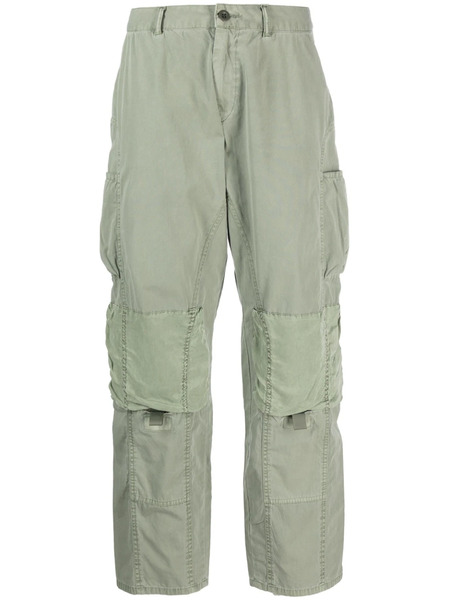  John Elliott Mid-rise Straight-leg Work Trousers - Green 