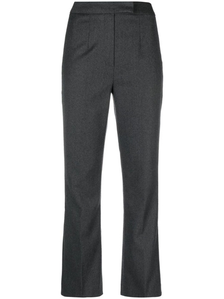  John Galliano Pre-owned 1990s Straight-leg Wool Trousers - Grey 