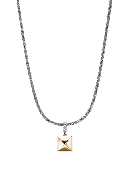  John Hardy Icon Stud Diamond Necklace - Silver 