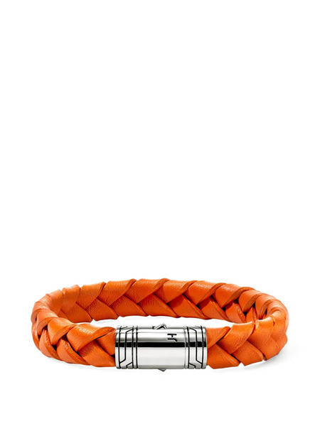  John Hardy Leather Bracelet - Orange 