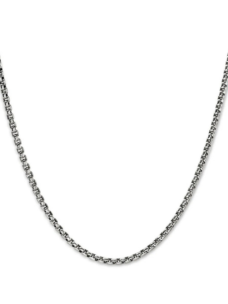  John Hardy Sterling Silver Box Chain Necklace 