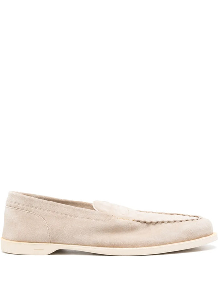  John Lobb Pace Suede Loafers - Neutrals 