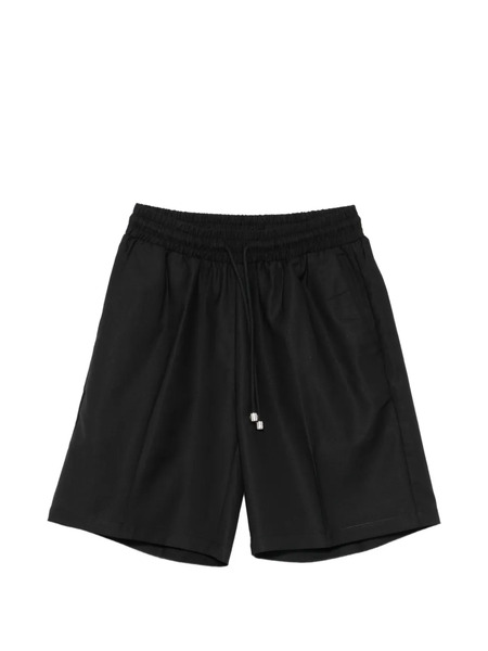  John Richmond Drawstring Elasticated Shorts - Black 