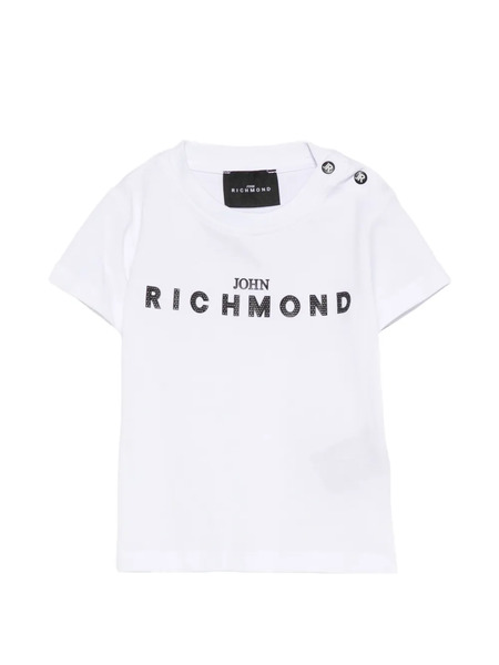  John Richmond Junior Buttoned T-shirt - White 