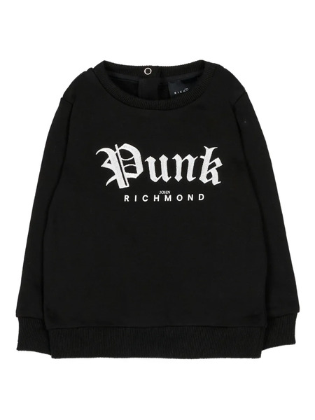  John Richmond Junior Crew-neck Sweatshirt - Black 