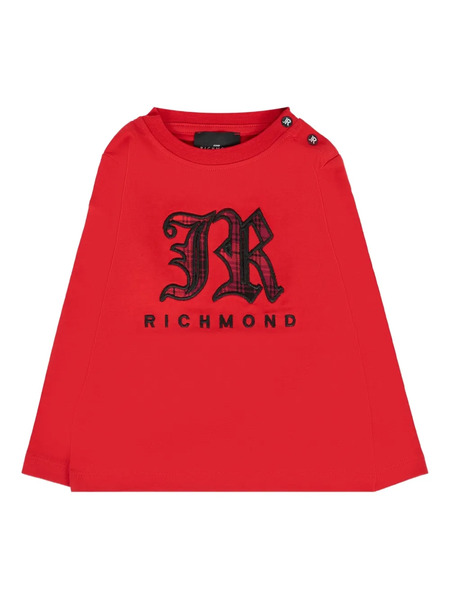  John Richmond Junior Embroidered-logo Long-sleeve T-shirt 