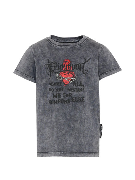  John Richmond Junior Graphic-print T-shirt - Grey 