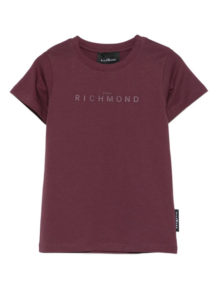  John Richmond Junior Logo-embroidered T-shirt 