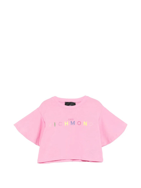  John Richmond Junior Logo-print T-shirt - Pink 