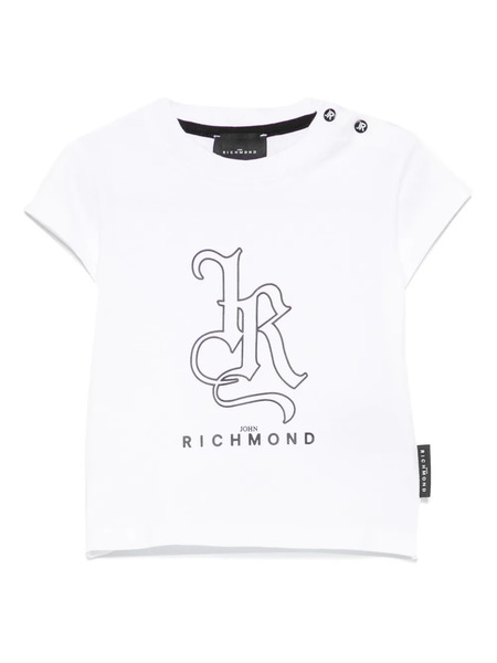  John Richmond Junior Logo-print T-shirt - White 