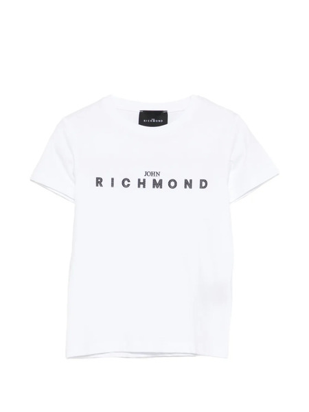  John Richmond Junior Logo T-shirt - White 