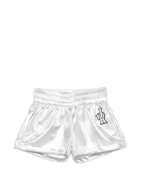  John Richmond Junior Metallic Shorts - Silver 