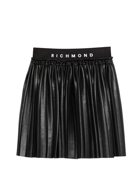  John Richmond Junior Pleated Skirt - Black 