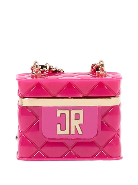  John Richmond Junior Quilted Logo-plaque Bag - Pink 