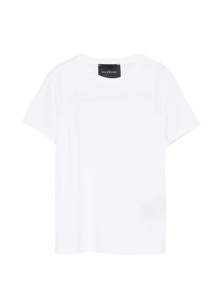  John Richmond Junior Rubberized-logo T-shirt - White 