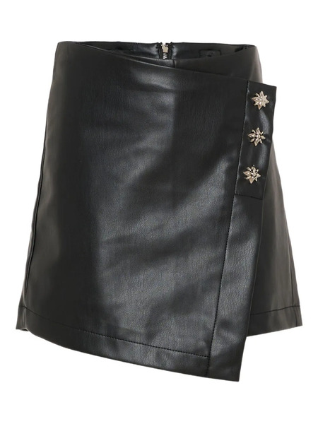  John Richmond Junior Star-embellished Wrap Skort - Black 