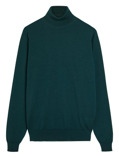  John Smedley Cherwell Turtleneck Long-sleeve Sweater - Green 