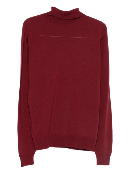  John Smedley Connell Roll-neck Sweater - Red 