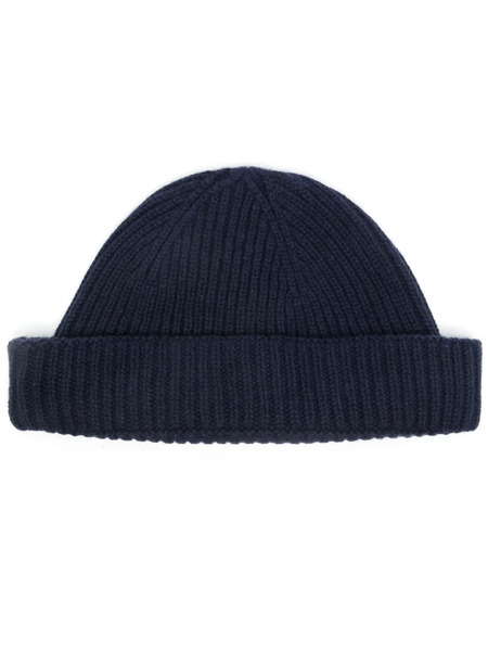  John Smedley Oram Beanie - Blue 