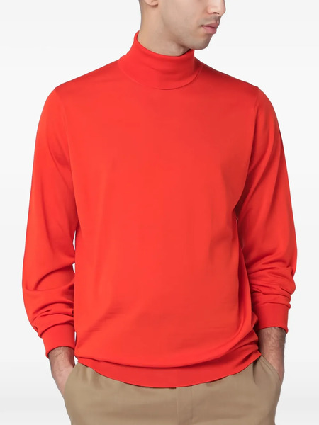  John Smedley Roll-neck Richards Sweater - Orange 