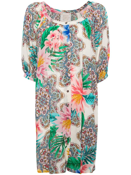  Johnny Was Bryony Mini Dress - Neutrals 