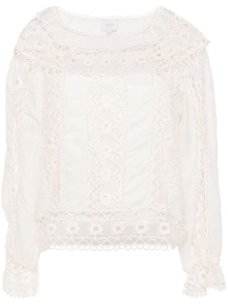  Johnny Was Danila Lace Blouse - Neutrals 