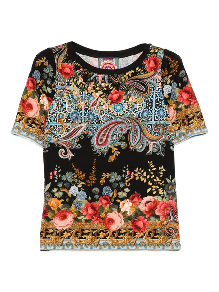  Johnny Was Janie Favorite T-shirt - Black 