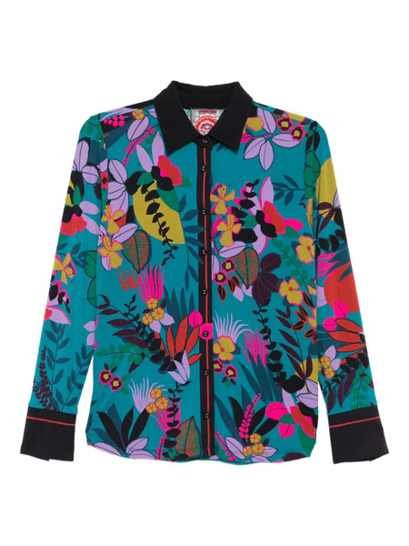  Johnny Was The Janie Favorite Button Front Shirt - Blue 