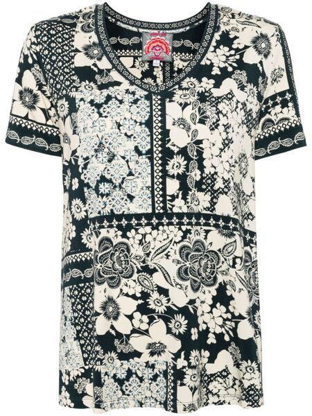  Johnny Was The Janie Favorite Short Sleeve Tee - Neutrals 