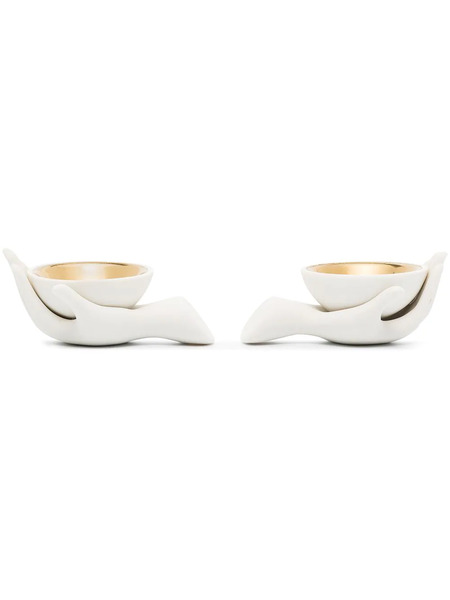  Jonathan Adler Eve Salt And Pepper Cellars - White 