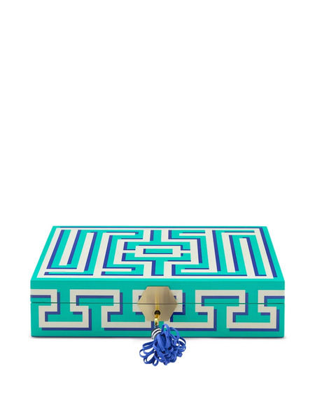  Jonathan Adler Ja Labyrinth Jewellery Box - Green 