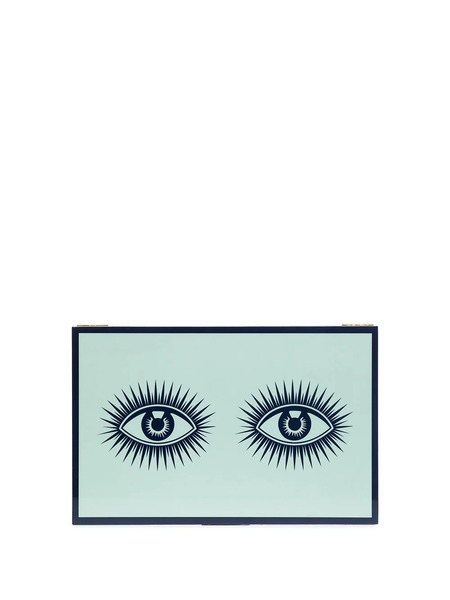  Jonathan Adler Le Wink Lacquer Jewelry Box - Blue 
