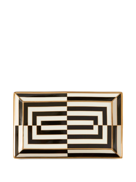  Jonathan Adler Rectangle-shape Decorative Tray - White 